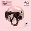 Certified Children's Cute Motorcycle and Electric Scooter Helmet - All-Season, Half Helmet for Summer Use