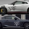 Skeleton Pattern Car Sticker Waterproof Self-adhesive Vinyl Decals Car Window Bumper Motorcycle Decoration Accessories Sticker