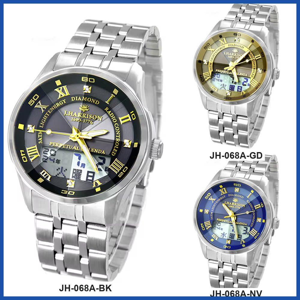 J.HARRISON JH-068A Unisex Wrist Watch JH-068A-BK JH-068A-GD JH-068A-NV Gift Casual Business Sports Student