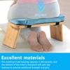 Prayer Bench Foldable Bamboo Yoga Bench with Cushion and Carry Bag Ergonomic Kneeling Stool for Indoor Outdoor Sitting Thinking