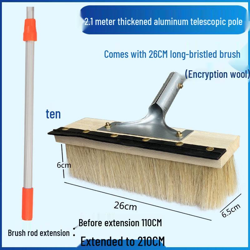 Truck & Bus Cleaning Boar Bristle Brush and Snow Mop