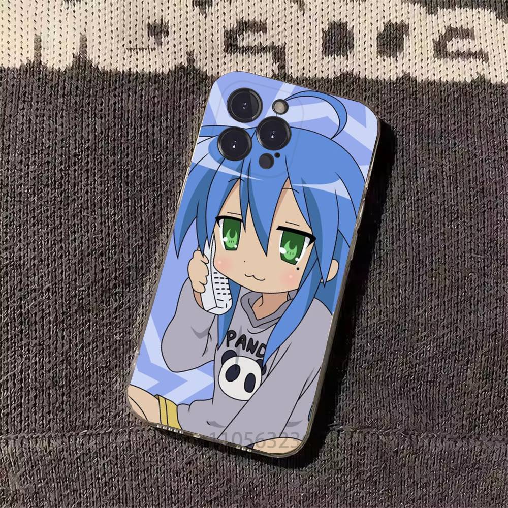 Konata Izumi L-Lucky S-Star Phone Case for iPhone 11Pro 13 12 11 Pro Max 16e 17 Air 16 15 14 Plus 11ProMax