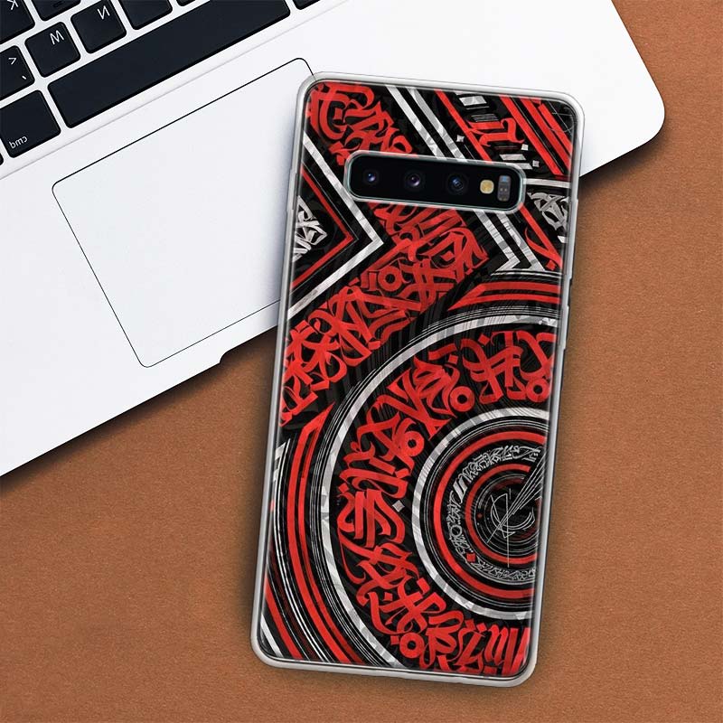 Pokras Lampas Art Graffiti Phone Case For Samsung Galaxy S24 S23 S22 Ultra S21 S20 Fe S10 Plus S10E S9 S8 + Shell Coque