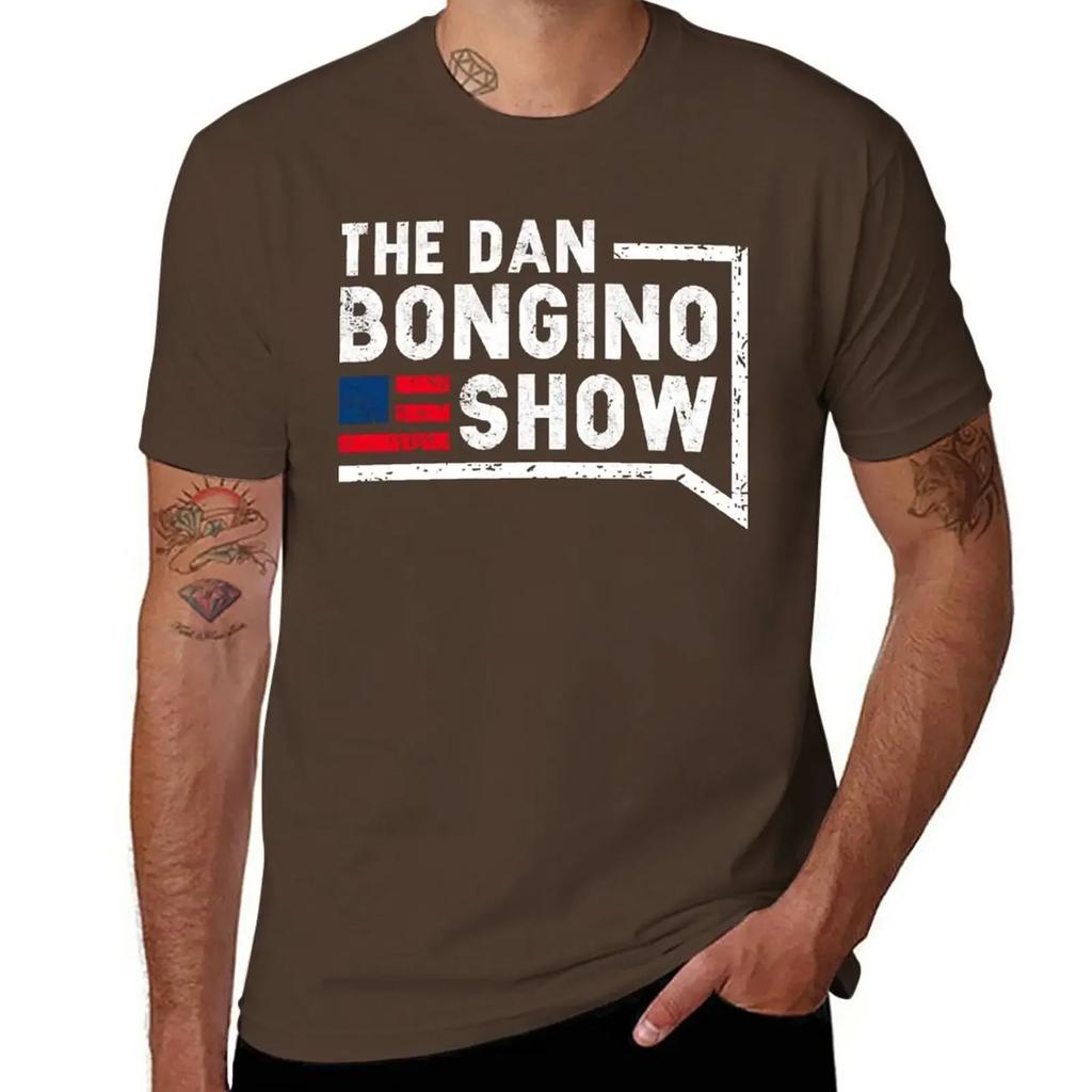 Dan Bongino For Fans T-Shirt Cute Tops Sports Fans Fruit of the Loom Mens T Shirts