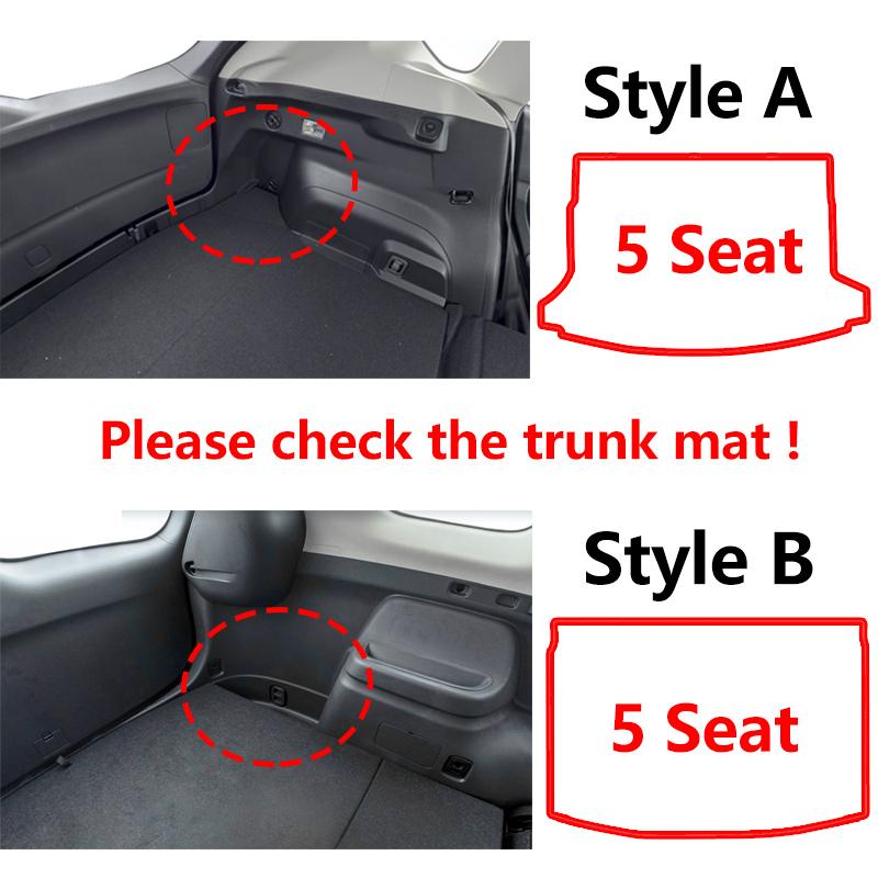 For Subaru Crosstrek XV GT 2018–2022 Leather Car Trunk Mat Anti-dirty Storage Liner Rug Cushion Boot Pad Carpet Auto Accessories