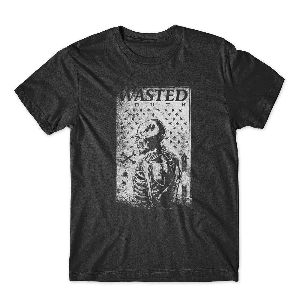 

Wasted Youth T-Shirt. 100% Cotton Premium Tee NEW 2XL