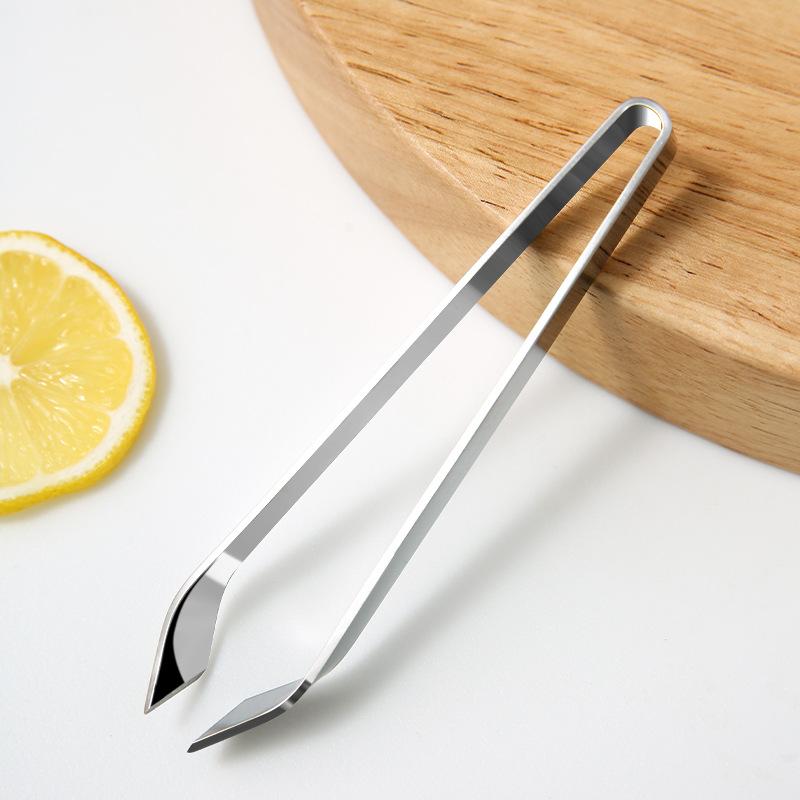 

Fish Bone Plucking Clamp Kitchen Gadgets Seafood Tools 1Pcs Stainless Steel Fish Bone Tweezers Pincer Clip Puller Remover Tongs