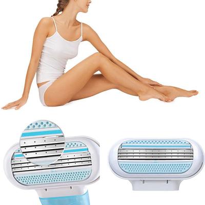 1 Pcs Women Replaceable Manual 3 Layers Hair Removal Tool Shaving Handle Blades Leg/Arm Hair Removal