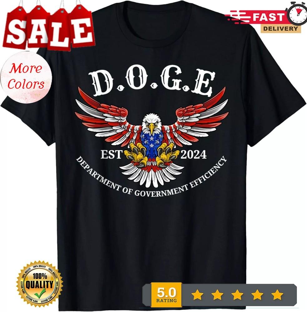

2025/Doge Department Of Government Efficiency D.O.G.E Unisex T-Shirt Unisex T-Shirt XXL