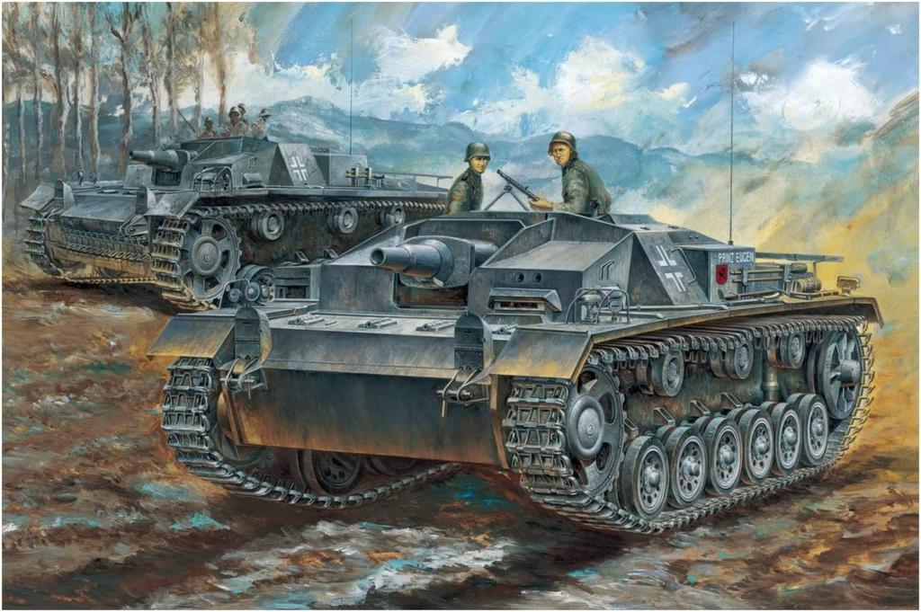Platz Dragon WWII German Army III Type with Magic Track Plastic Model DR6851MT 1/35 Sturmgeschütz C/D