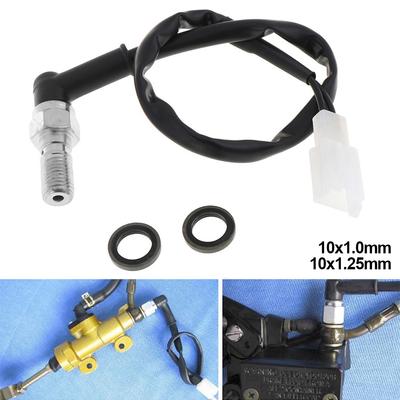 Universal M10 Motorrad Hydraulische Bremse Druck Rücklicht Schalter Hohl Bolzen Motocicleta Zubehör Hydraulische Brems Schalter