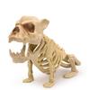 Long Lasting Halloween Prop Durable Plastic Skeleton Halloween Skeleton Decor for Courtyard Graveyard Cat Dog Bird Rat Goat Head