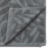 Drap de bain - Ciselle - Anthracite - 100 x 150 cm - 100% coton tencel - Finition jacquard