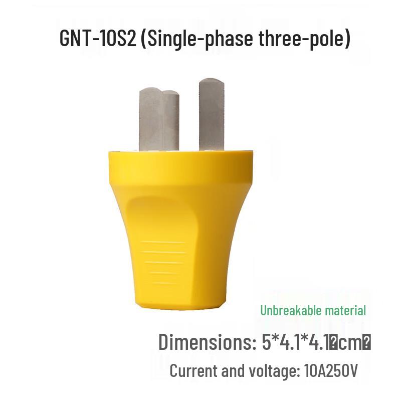 BULL GNT-10S2 10A 3-Pin DIY Power Plug