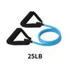 5 Levels Resistance Bands with Handles Yoga Pull Rope Elastic Fitness Exercise Tube Band for Home Workouts Strength Training