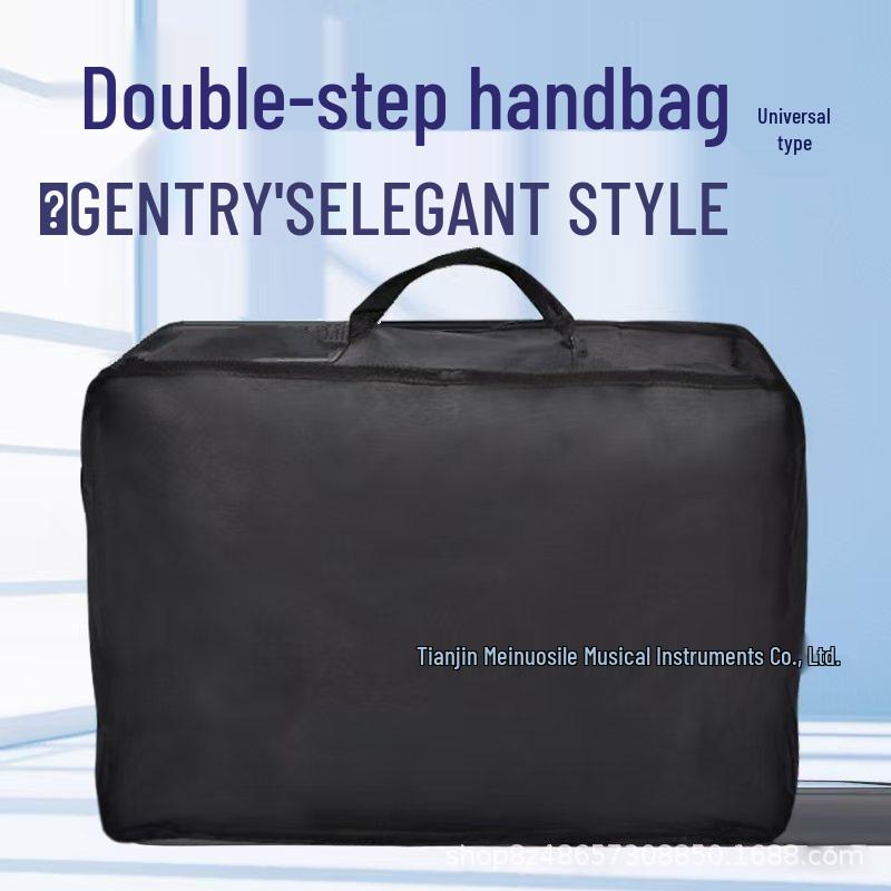 

Thickened Oxford Drum Kit Bag with Double Pedal, Convertible Shoulder/Handbag for Instruments Leather