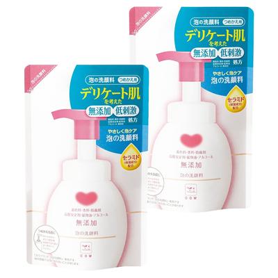 Cow Brand Schäumender Reiniger Nachfüllpackung 180ml x 2 180ml Ohne Zusätze (x 2)