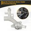 Aluminum Coolant Thermostat Housing Water Outlet & Inlet Hose For Chevrolet Cruze Sonic Trax Buick Encore 1.4L 25193922 55565334