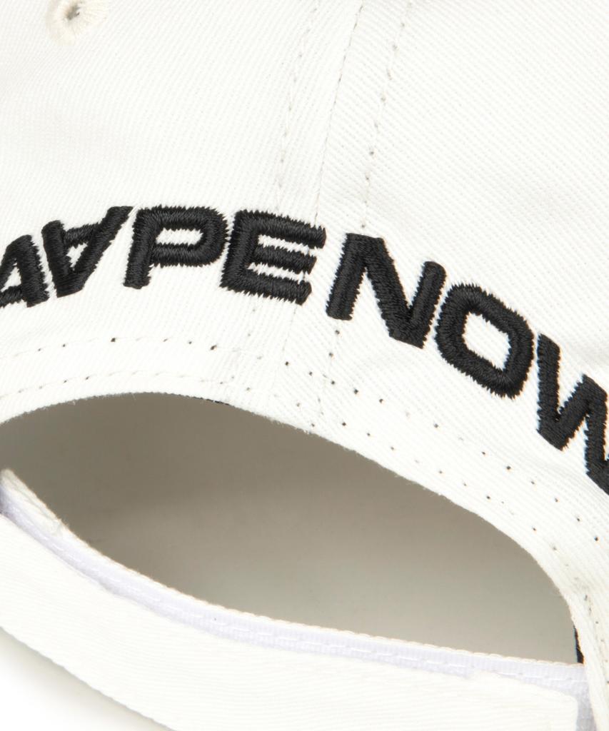 Eipeu Aape Now Moonface Logo Cap White / Aapcpm5199Xxqivx