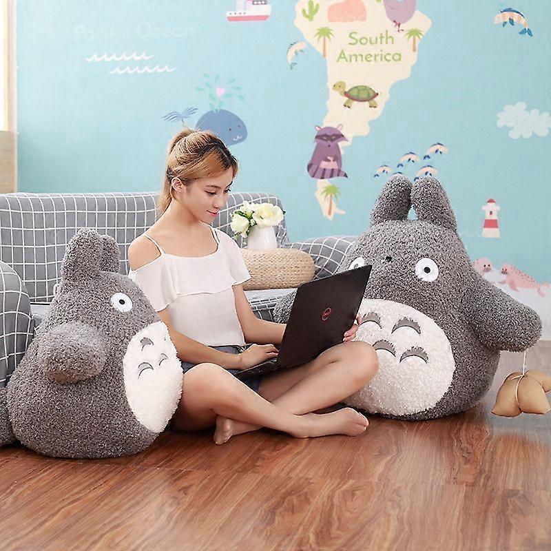20-70cm Jouets Géants en Peluche Totoro Dessin Animé Mon Voisin Totoro Oreiller en Peluche Adorables Poupées en Peluche pour Enfants Filles Cadeaux d'Anniversaire
