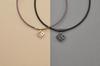 Colantotte TAO Necklace Slim AURA mini Champagne Gold x Lavender Glitter L 47cm