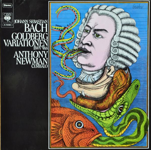 LP Record JOHANN SEBASTIAN BACH , ANTHONY NEW - Goldberg Variationen BWV 988 S73061 CBS 1971 Germany Classical Used