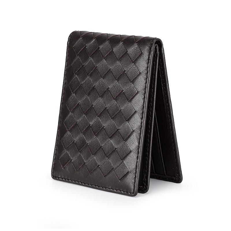 Inside Outside Full Leather Sheepskin Hand-woven Driving License Card Bag Female Case Integrated Two-in-one Men's