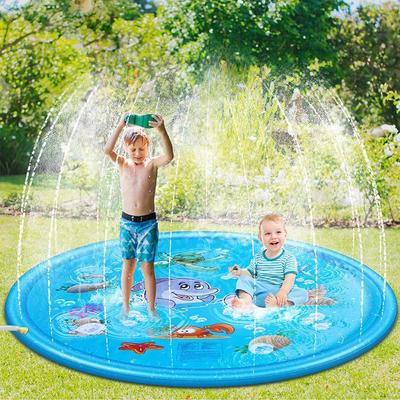 Kids Outdoor Water Spray Mat Play Pad for Lawn Fun
