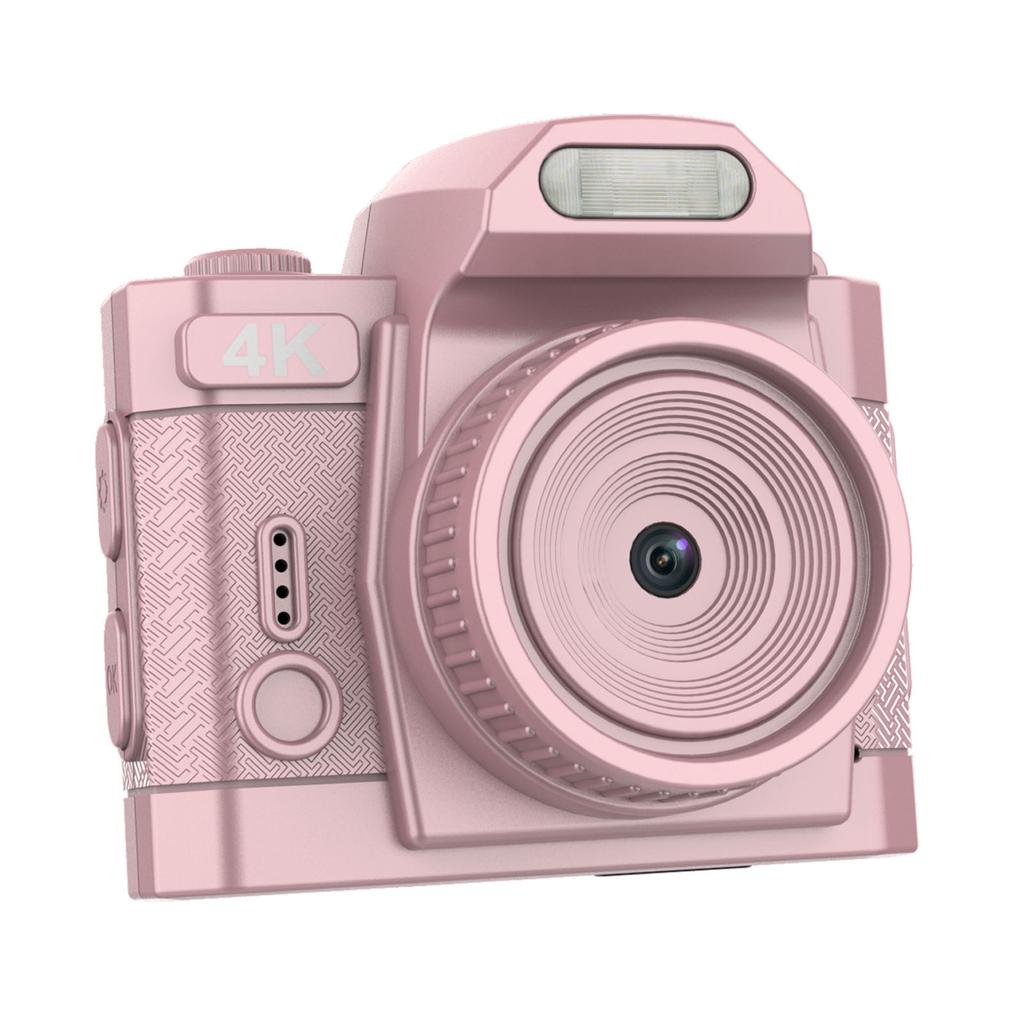 Keychain Digital Camera 64MP 4K Built in 19 Filter Effects 78 degrees  Wide Angle LED Fill Light HD Small Retro Video