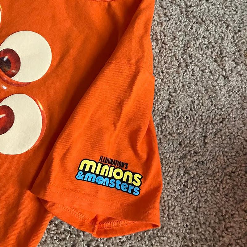 Minions Print Children Boys T-Shirt Skin Friendly Comfort Short Sleeve Tops Boys Girls Casual Birthday Gift Outfit