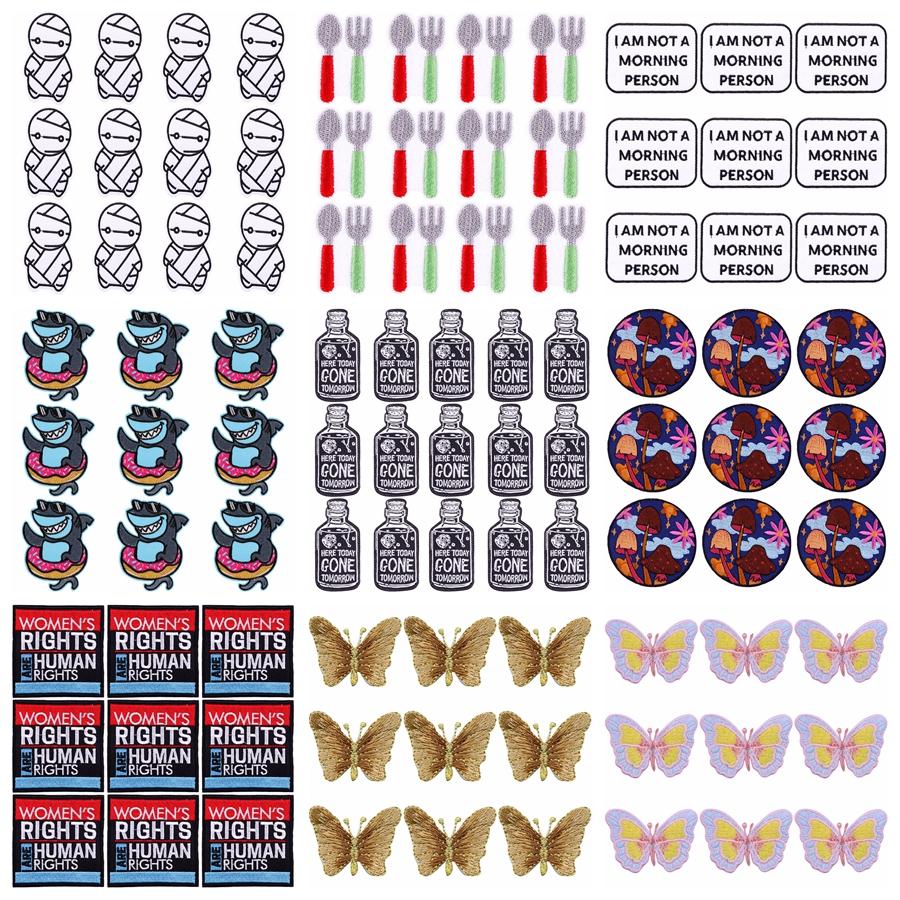 

10 шт./лот, оптовая продажа, вышивка, железные нашивки для одежды, нашивки для одежды, куртки, декор, аппликация, принадлежности для шитья