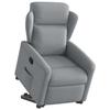 VidaXL Fauteuil inclinable Gris clair Tissu 3303134