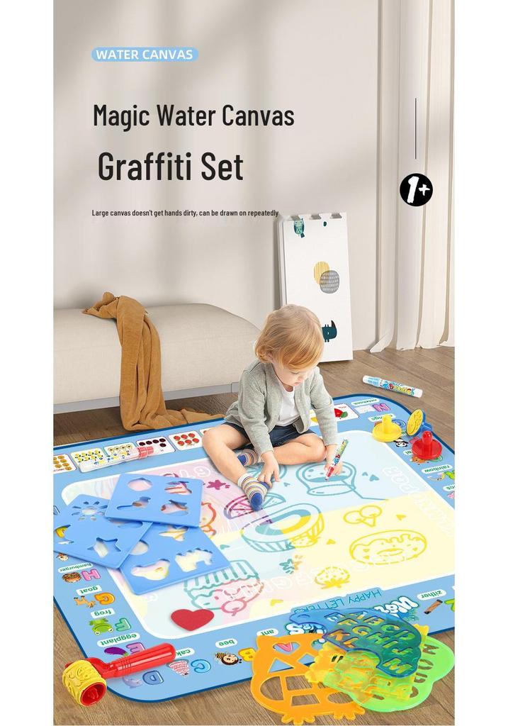 Magic Water Canvas: Children's Colorful Doodle Mat & Drawing Board