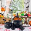 62KD 4Piece Witch Cauldron Kettles for Halloween Treats, Parties Favor Patrick's Day Decors Witch Cauldron Candy Holders