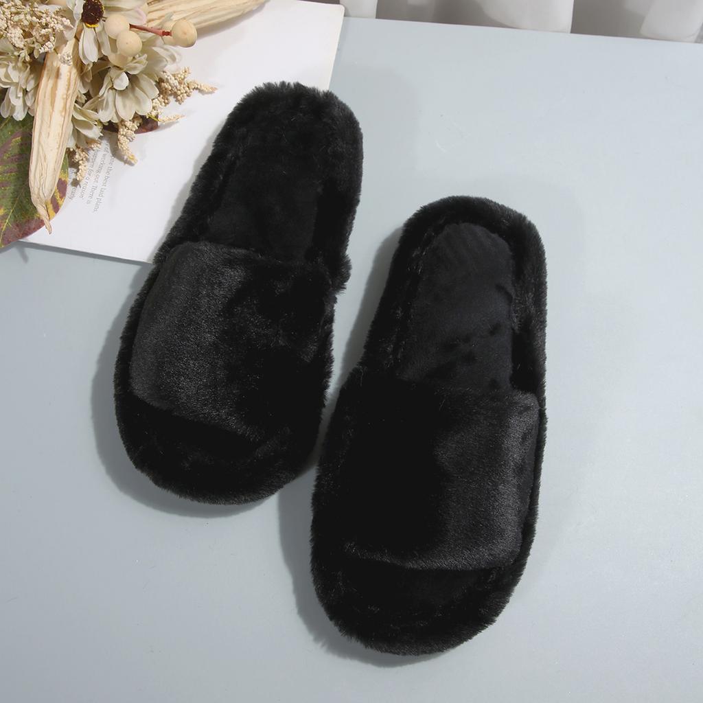 Fashion Fashion Home Shoes Women Flats Cross Straps Slippers 2025 Slides Women Casual Home Shoes Women Flat Plush Cross Straps Slippers