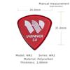 Professional 6 Pcs Winner Guitar Picks Large Triangular Anti-Slip Electric Guitar Picks 2.0MM Thick Guitar Parts Guitar Playing
