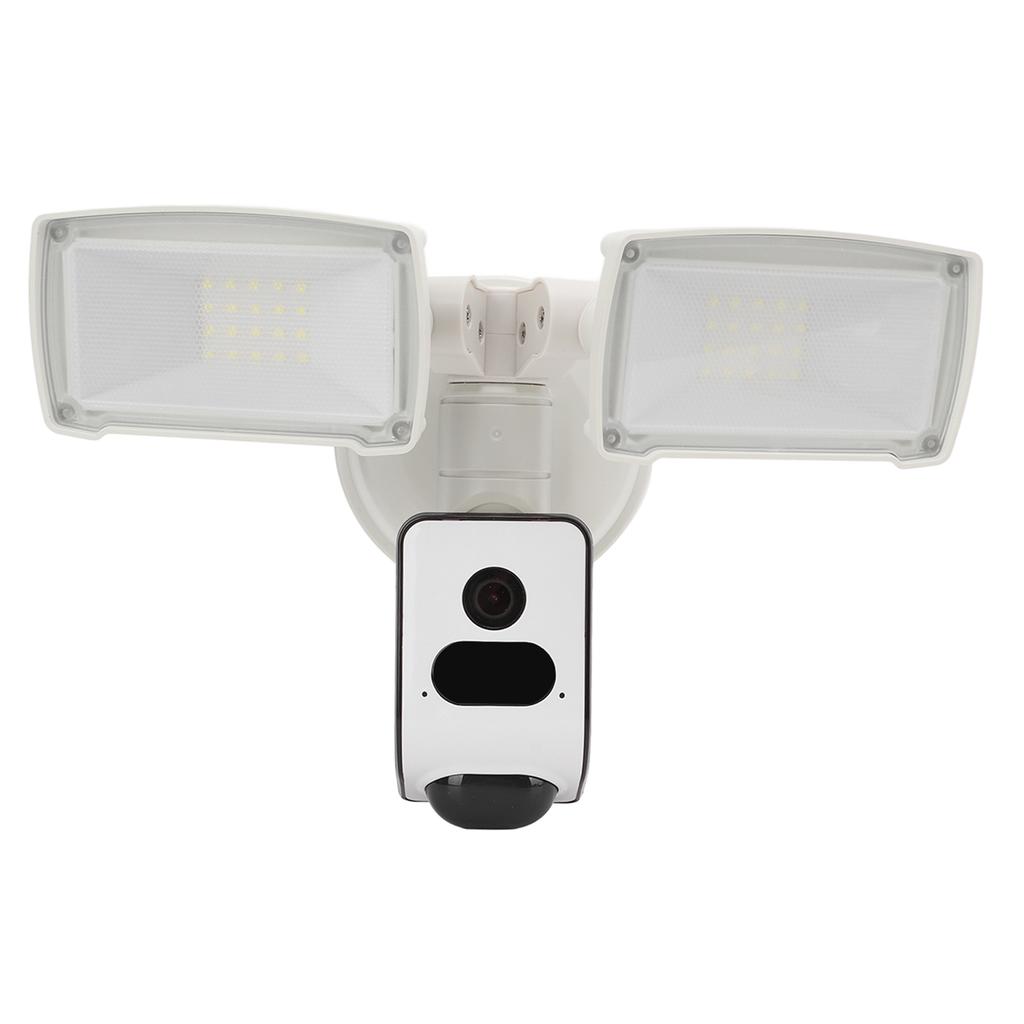 3MP Floodlight Camera IP65 Waterproof Night Vision 2 Way Audio 120 degrees  Lens Angle Motion Detection for