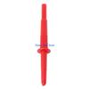 31GJ 2 Pcs /1 Set Copper Rod Multimeter Testing Probe 4mm Socket Type Probe Banana Connector Red/ Black