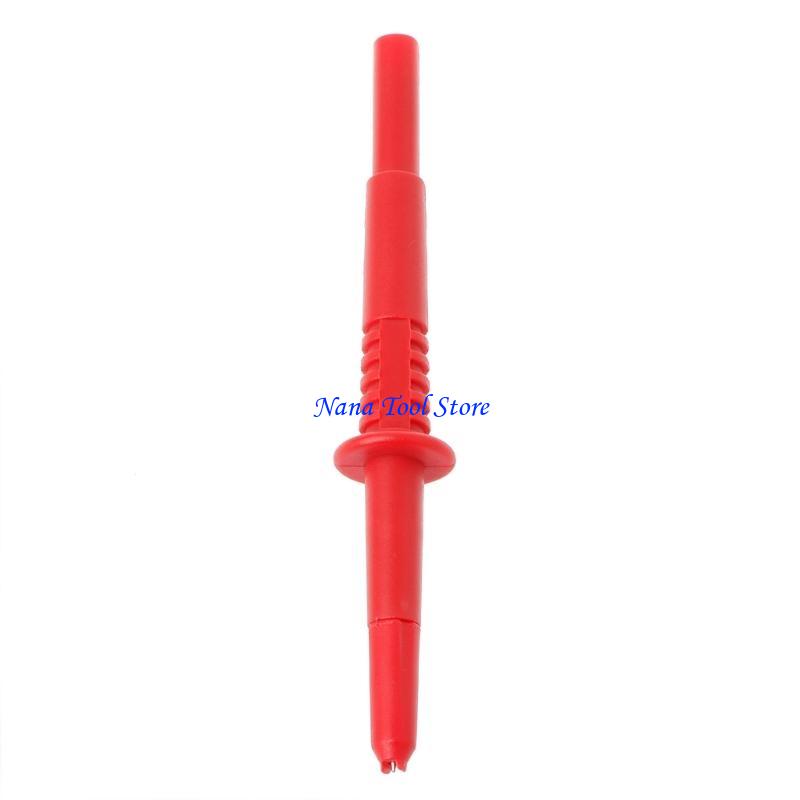 31GJ 2 Pcs /1 Set Copper Rod Multimeter Testing Probe 4mm Socket Type Probe Banana Connector Red/ Black