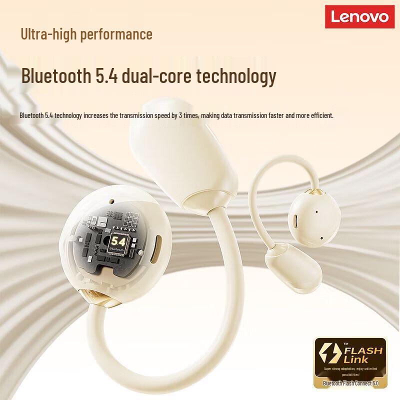 Lenovo EA370 Open-Ear Sport Bluetooth Ear-hook Headphones