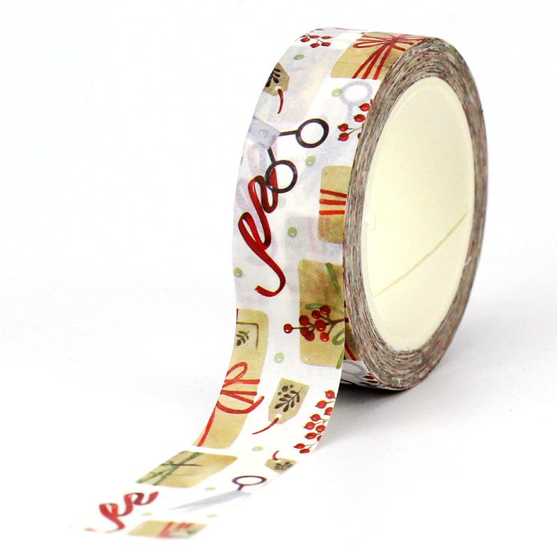 Bulk NEW 1PC 10M Decorative Lovely Flowers Leaves Washi Tapes Set for Scrapbooking Journal Masking Tape Kawaii Stationery