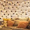 1 String LED Fairy Lights with Photo Frame Clips -in/Battery-Free (Batteries Not Included) String Lights for Photo Wall,Wedding,Christmas Decorations