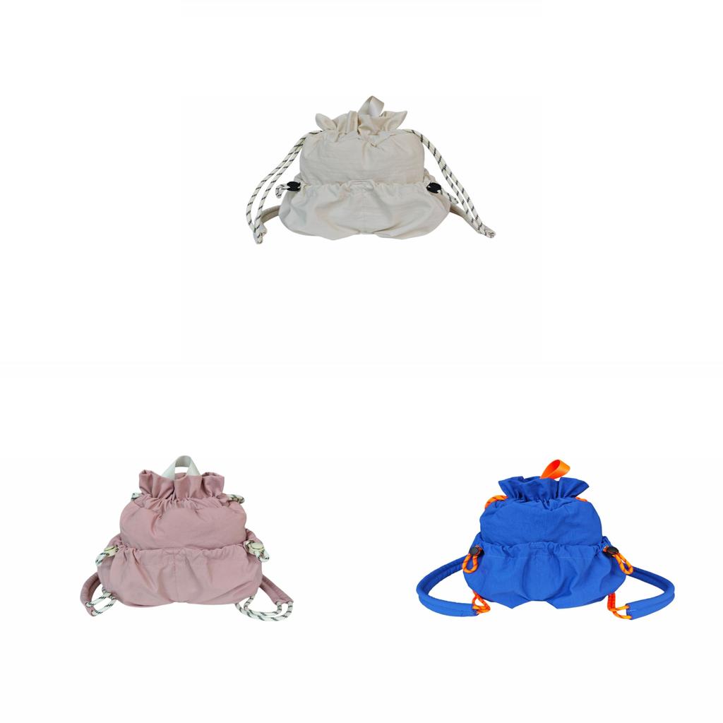 Minimalist Cloud Shape Nylon Mini Backpack For Casual Travel And Daily Use