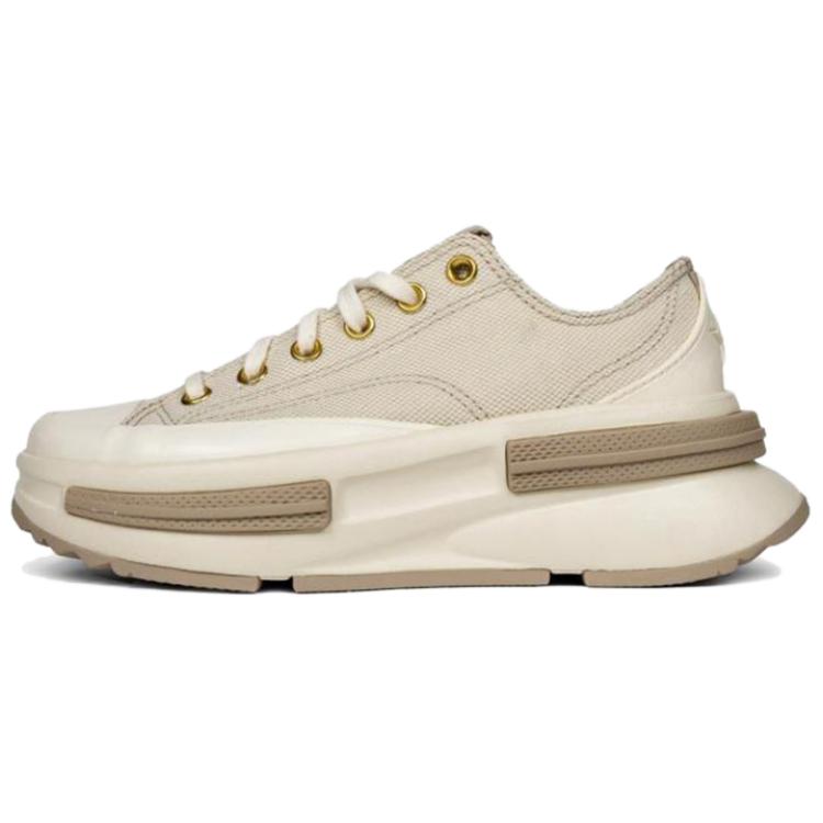 Converse Run Star Legacy CX Gold Fashion Comfortable Slip Resistant Durable Low Top Canvas Shoes Women sneaker Beige A13822C
