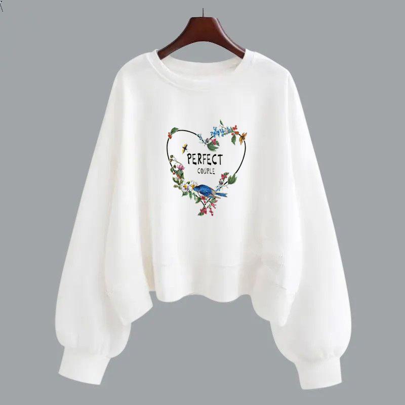 Moletom com capuz de algodão roxo feminino primavera e outono manga longa versão coreana gola redonda solta temporada escolar de setembro início do outono em roupas femininas