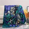 Hedgehog Sonic Print Flannel Blanket, Ultra Soft High Quality All Seasons Warm Throw, Home Decor Cozy Blanket, Perfect Christmas Gift