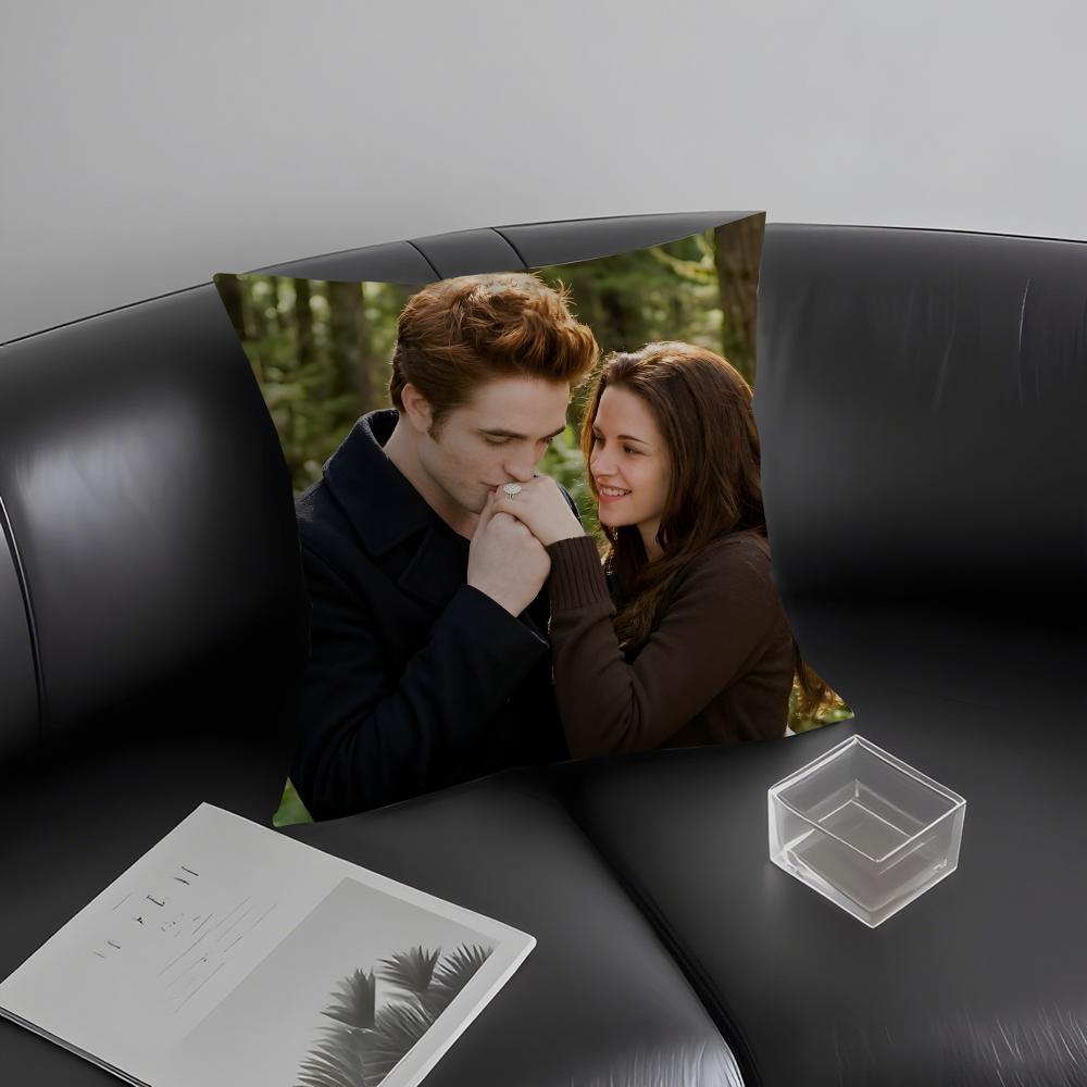 T-Twilight Movie Cushion Cover Pillowcase Ultra Soft Skin Friendly Fabric Cloud Like Comfort & Concealed Zipper