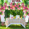 117Pcs Hawaii Tropical Balloon Garland Arch Kit Birthday Beach Summer Party Decor