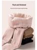 Infant Velvety Big Butt Base Layer Jumpsuit with Socks - Warm Autumn/Winter Style for Boys & Girls