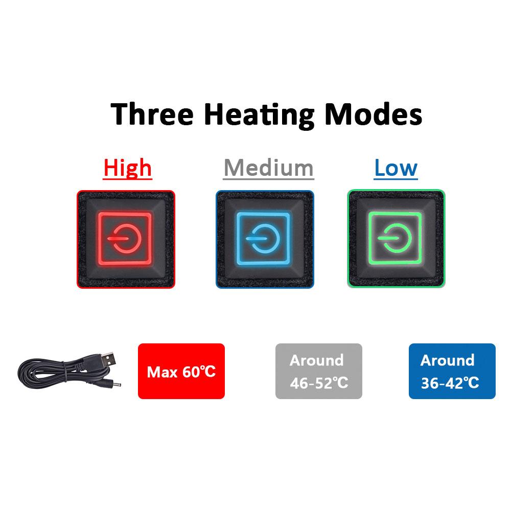 Electric Heating Pads for Knee Fatigue Relief 3 Levels Temperature Heated Elbow Knee Pad Brace Warming Products Health Care